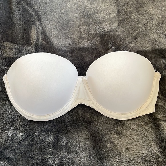 PINK Victoria's Secret Other - VS PINK Strapless Underwire White Push-Up Bra